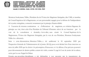 Affaire Téliko: voici la déclaration des magistrats africains