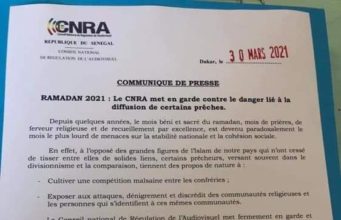 Ramadan: le CNRA met en garde contre certains prêches