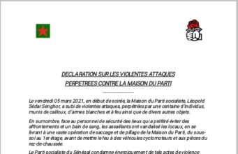Attaque contre la maison du parti: le PS accuse Barth