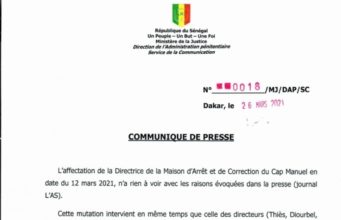Remplacement de la directrice du cap manuel: la version de l’administration pénitentiaire