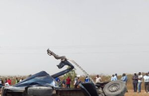 Images de l’accident sur le péage, un corps coupé en deux