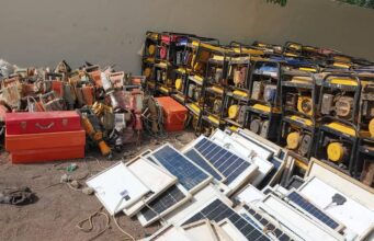 LUTTE CONTRE L’ORPAILLAGE CLANDESTIN: PLUS DE 150 GROUPES ÉLECTROGÈNES SAISIS LORS DU DÉMANTÈLEMENT D’UN SITE IRRÉGULIER DANS LA COMMUNE DE BEMBOU A SARAYA*
