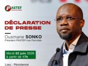 Ousmane Sonko face à la presse après la nomination des membres du nouveau gouvernement